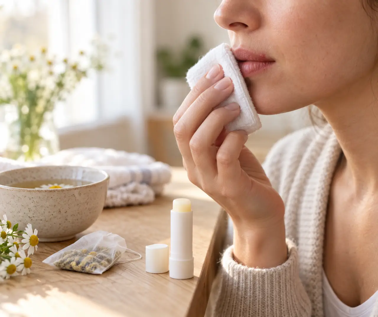 Bouton de fièvre : les remèdes maison qui soulagent sans agresser les lèvres