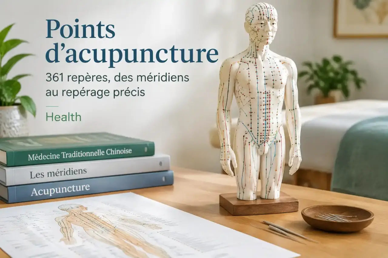 Points d’acupuncture : 361 repères, des méridiens au repérage précis