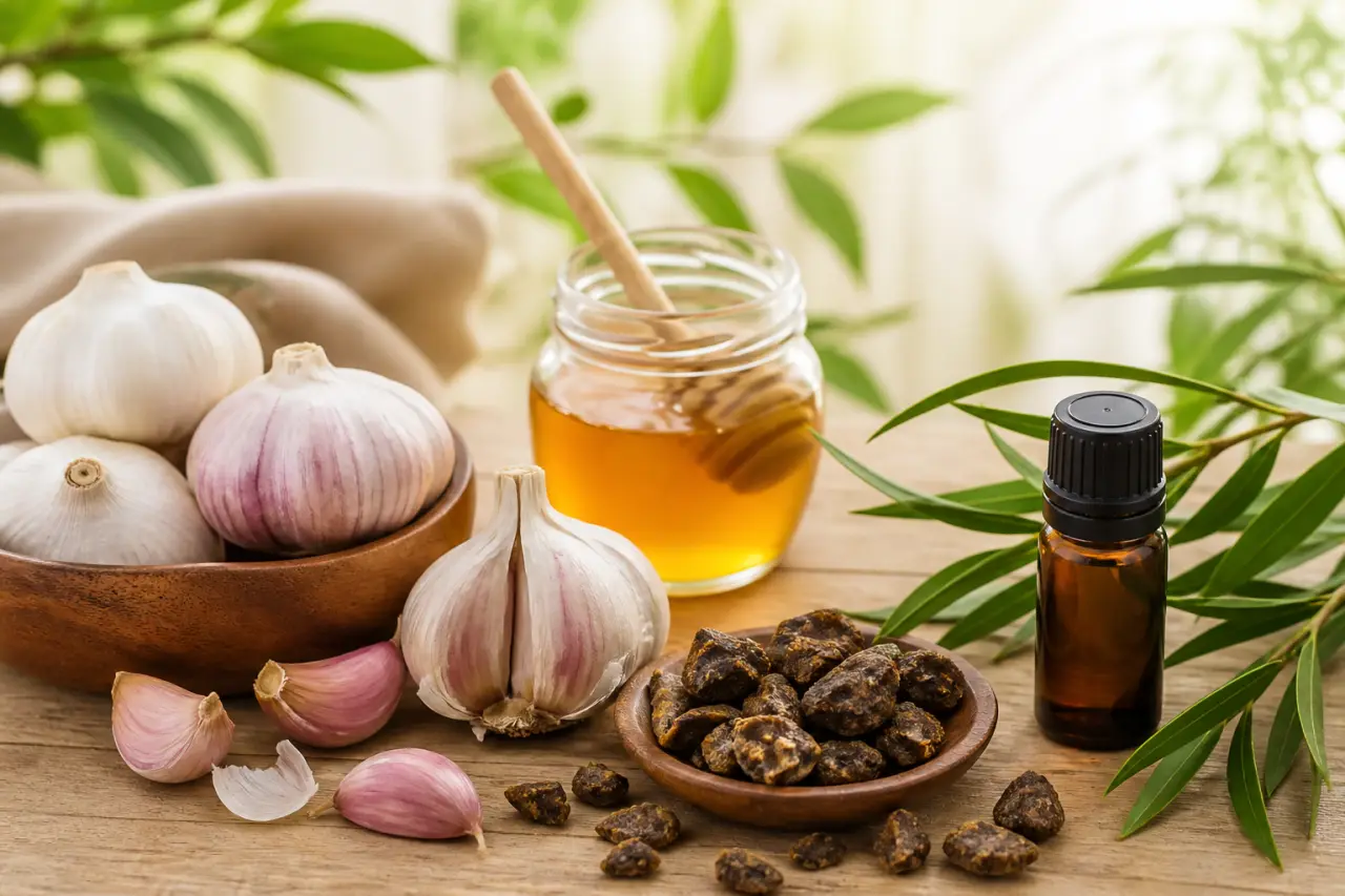 Ail, miel, propolis et tea tree : les antibiotiques naturels utiles et leurs limites