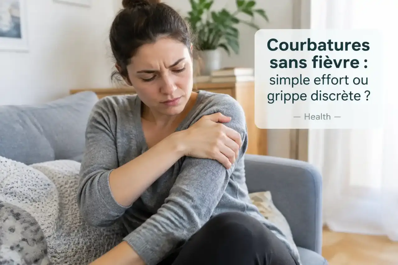 Courbatures sans fièvre : simple effort ou grippe discrète ?