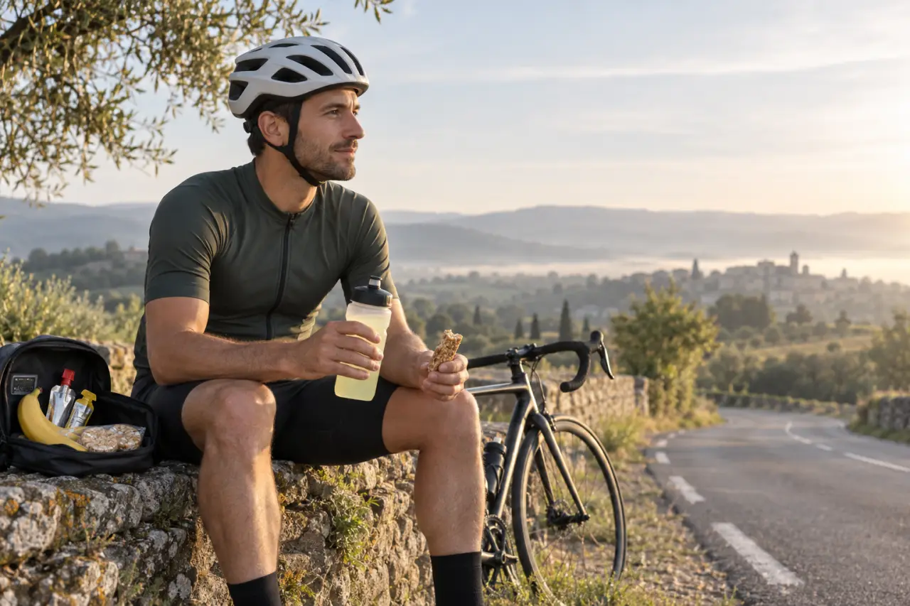 Nutrition cyclisme : 40 à 90 g de glucides par heure pour éviter la panne sèche
